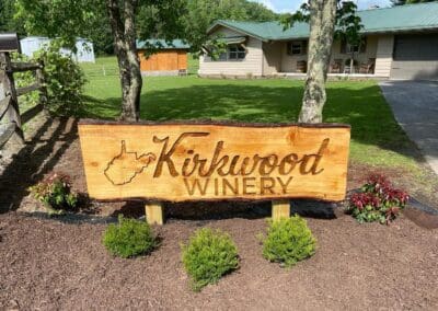 Kirkwood Winery entrance sign