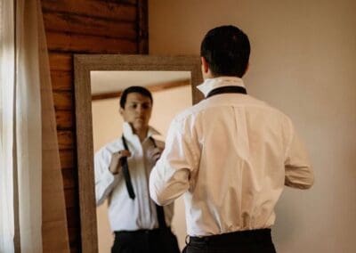 Groom Preparing